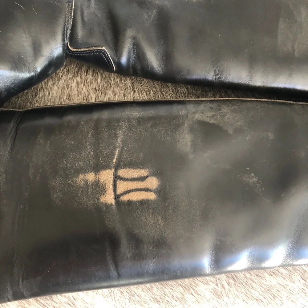 Equestrian black leather riding boots size 8 - Picture 11 of 11